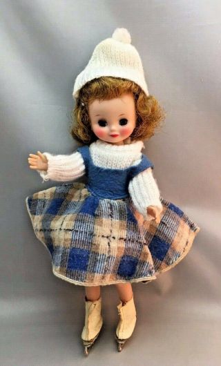 Vintage Betsy Mccall 8 " Doll In On The Ice B - 22 1957 Skates American Character