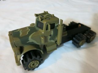 Vintage Stomper Battery Operated Military Semi Truck Schaper
