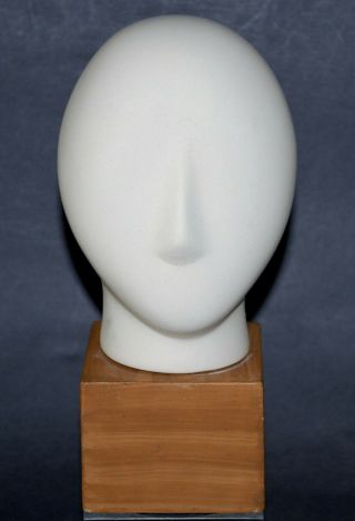 Mcm Cycladic Bust Abstract Modernist Ceramic Statue