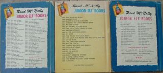 3 Vintage Rand McNally Jr Elf Books THE THREE WISHES,  MARY HAD A LITTLE LAMB, 2
