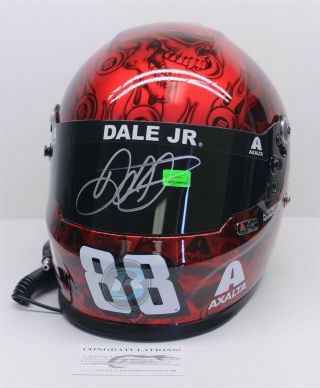 Dale Earnhardt Jr.  Signed Nascar Final Ride Full - Size Helmet (hologram &)