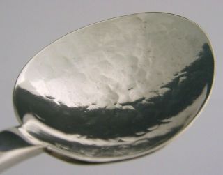 Sandheim Bros Plannished Solid Sterling Silver Arts And Crafts Jam Spoon 1922