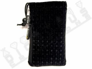 Velvet Vatra Bag Case (available In Black Or Grey Striped)