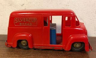 Vintage Wyandotte Silvercup Bread Delivery Truck Van 1950’s Friction Toy