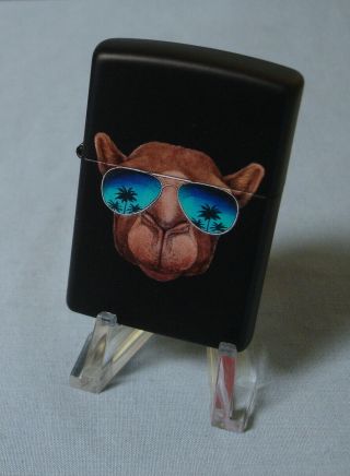 2015 Joe Camel With Blue Sunglasses And Palm Trees Lighter