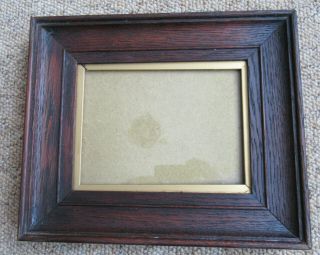 A Small Antique Vintage Portrait Picture Photo Frame With Slip/inner Frame
