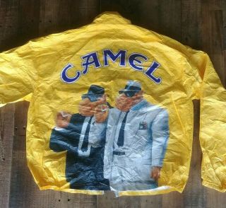 Vintage 90s Joe Camel Tyvek Jacket Xl Vtg