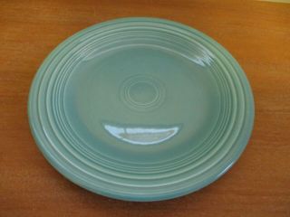 Vintage Fiesta Turquoise 10 1/2 " Dinner Plate Fiestaware Homer Laughlin