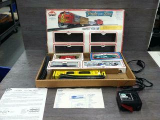Vintage Model Power Pride Of The Line Ho Scale Ready To Run Electric Train Set