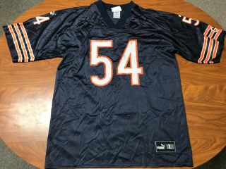 Mens Vintage Puma Brian Urlacher Chicago Bears Football Jersey Size Large