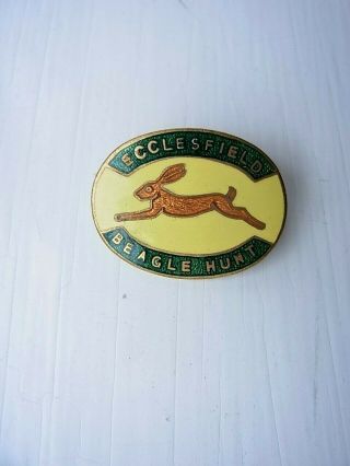 Hunting Ecclesfield Beagle Hunt Vintage Hunting Badge