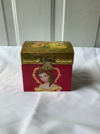 Vintage Disney Beauty And The Beast Belle Music And Jewelry Box