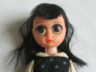 Vintage 1960 ' s Susie Sad Eyes Brunette Doll with Box and Clothes 3