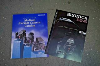 Bronica Medium Format Camera - Sq - Ai Vintage Film Camera Catalogs Brochures