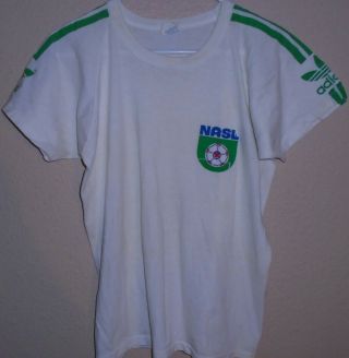 Vintage 1980s Nasl Adidas Soccer Jersey Medium