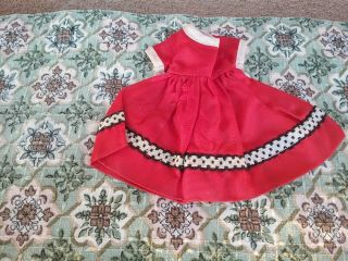 Vintage 8 " Tiny Betsy Mccall Doll Dress Outfit Town & Country Pet Smoke