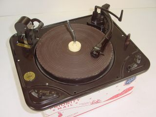 Vintage Garrard Rc 88/4 Rc88 4 - Speed Record Player Changer Turntable,  Headshell