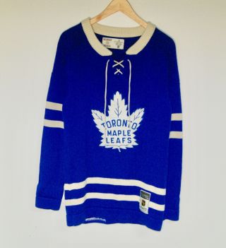 Vintage × Nhl Toronto Maple Leafs Hockey Ccm Sweater Size: Us S