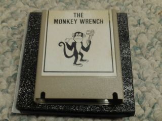 Rare Vintage Monkey Wrench Cartridge For Atari 800 By Eastern House Software