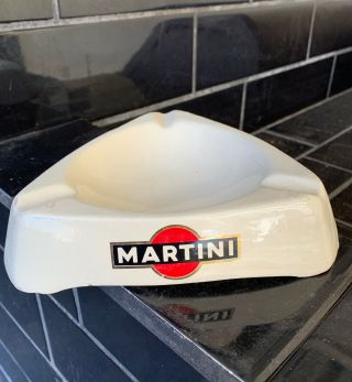 Martini Vintage Ceramic Ash Tray Made In Italy