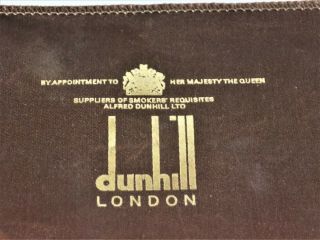 2 VINTAGE DUNHILL of LONDON BROWN SATIN PIPE SOCKS 2