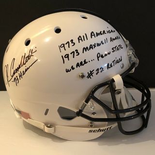 John Cappelletti Penn State Signed Autographed Full Size Helmet Jsa