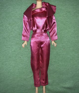 Vintage Barbie Satin ‘n Rose Display & Enjoy Pink 1960’s Chic Bolero Top Pants