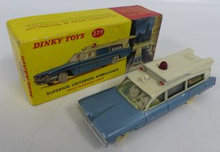Vintage Dinky Toys Superior Criterion Ambulance 277