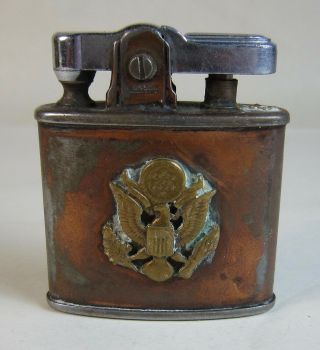Antique Wwii Era Ronson Lighter Great Seal Of The United States Eagle - Named