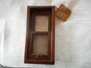 Antique 1869 Wooden Patent Model Double Hung Window " Sash Wooden " With Tag