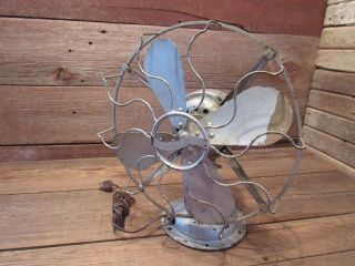 Antique/vintage 1920’s Westinghouse Fan Brass Bladed & Cage Table Top - Parts