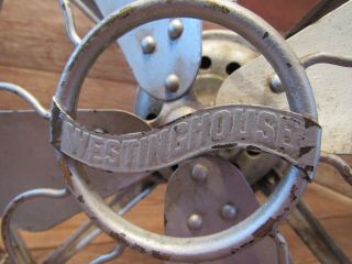 ANTIQUE/VINTAGE 1920’s WESTINGHOUSE FAN BRASS BLADED & CAGE TABLE TOP - PARTS 2