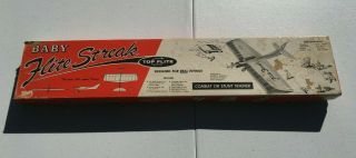 Vintage Baby Flite Streak Real Flying Airplane Kit for.  049 To.  099 Engines 2