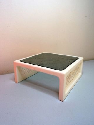Sindy Vintage Coffee Table Home Doll House Lounge Room Furniture Clear Top