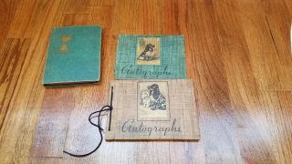 Vintage Autograph Book & Diary