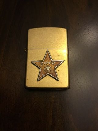 2001 Zippo Lighter Collectible Of The Year Hollywood Star - Only Lighter