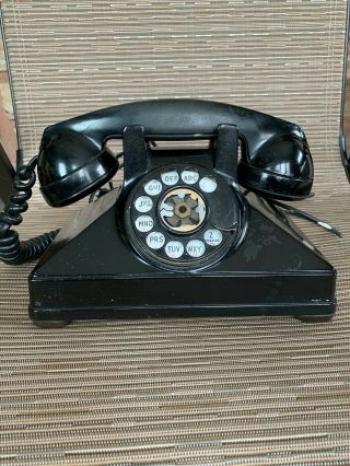 Vintage Black Northern Electric Desk Telephone - Not