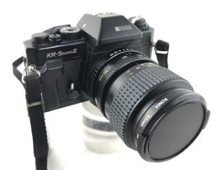 Vintage Ricoh Kr - 5 Ii Slr Camera With 35 - 70mm Lens,  28mm F/2.  8 Macro Lens