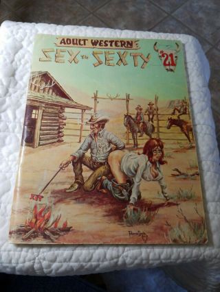 Vintage Sex To Sexty Adult Western Volume 21 1969 Book