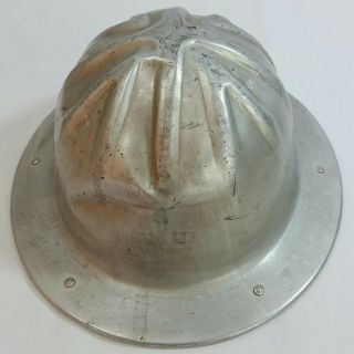 Vntg Bf Mcdonald Aluminum Safety Hard Hat Oilfield Construction Miner 