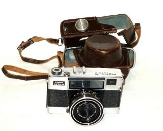 Vintage (1958) Fuji Fujica Auto - M 35mm Rangefinder Film Camera F2.  8 Lens - JAPAN 2
