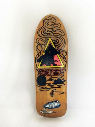 Vintage - Natas Kitten Pro - Sma Skateboard Deck - Santa Cruz - - 1989