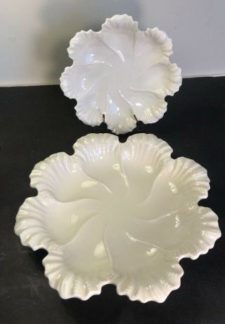 Vintage Made In Usa Lenox Oyster Plates