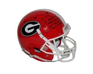 Aaron Murray Georgia Bulldogs Autographed Signed Full Size Stat Helmet