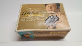 Vintage Oster Scientific I Massager 126 - 01 W/ Box Swedish Style Vibrating
