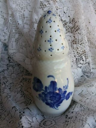 Ceramic Vtg Copenhagen Blue Flower Sugar Shaker Antique Kitchen Dinner 8222