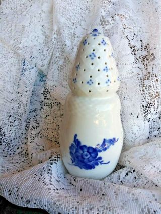 Ceramic vtg Copenhagen Blue Flower Sugar shaker Antique kitchen Dinner 8222 3