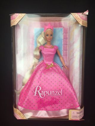 Rapunzel Barbie Doll 26757 1999 Pink Dress & Crown Mattel