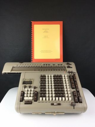 Vintage Friden Calculating Machine Adding Machine Mechanical Calculator - Runs