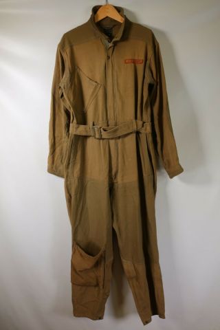 C5974 Vtg Us Army Usaf Wwii Ww2 Type A - 4 Military Jumpsuit Size 38